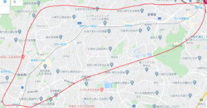 小田急沿線地図